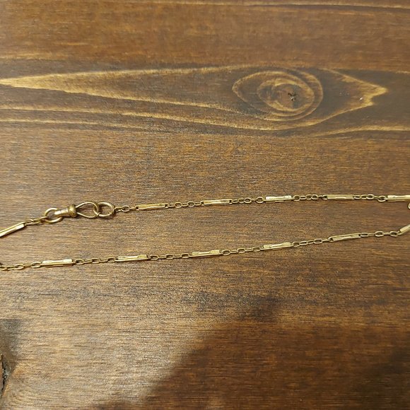 Vintage Simmons 1890-1920's Bar Link Pocket Watch Chain - Picture 2 of 11